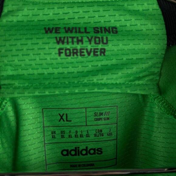 2023/24 Adidas Aeroready Austin FC MLS Soccer Jersey Mens XL  Yeti Green & Black - Picture 5 of 9